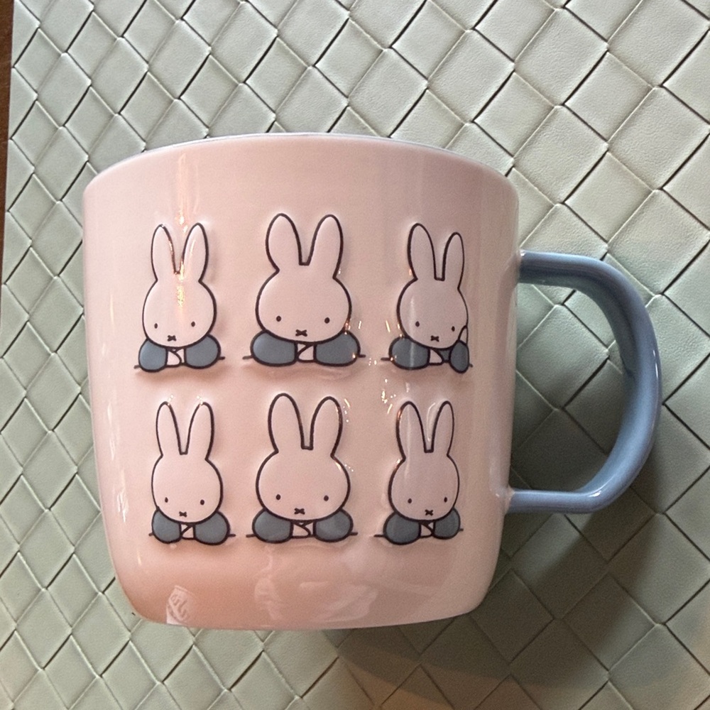 White and Blue Grey Miffy Mug